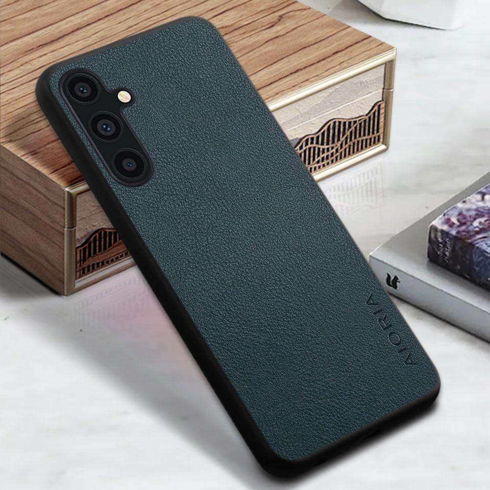Чехол для Samsung Galaxy A35 A34 A33 A32 A31 5g 4g Чехол для телефона Funda Однотонный Бизнес Дизайн из ПУ Кожи Capa
