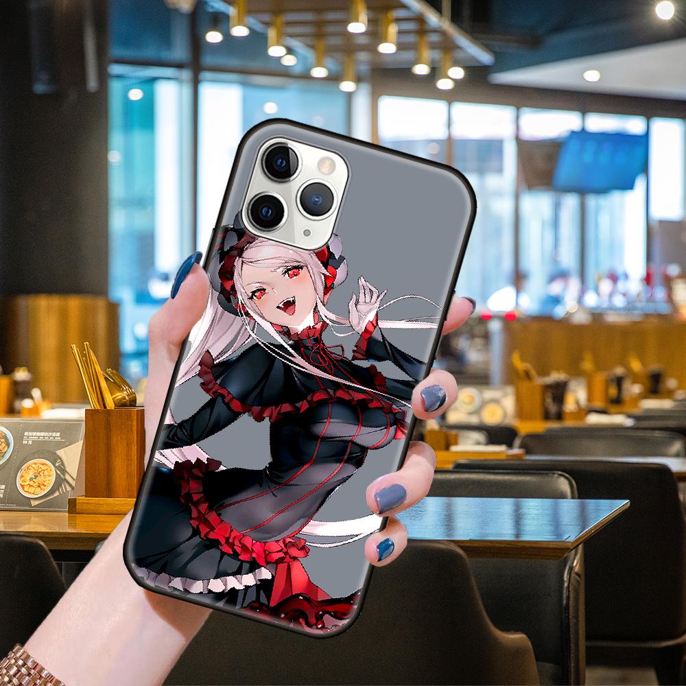 Чехол для телефона Apple IPhone 13 12 11 Mini Pro MAX SE X XS XR 8 7 6 S Plus черный чехол водонепроницаемый 3D Prime Overlord Albedo аниме