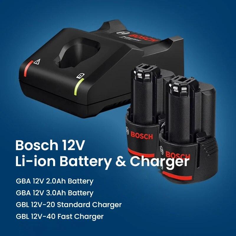 Bosch GBA 12V-2A GBA 12V-3A 12В аккумулятор, совместимый с литий-ионными электроинструментами Bosch 12В