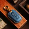 Popular Crazy Horse Leather Key Cover Suitable for Kia Key Cover Pure Handmade Leather Car Protection Key Cover