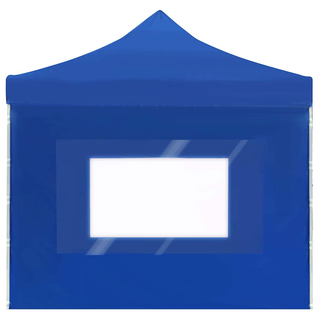 Professional Folding Party Tent with Walls Aluminum 6*3 m Blue