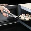 GEDO Очень толстые щипцы для горячей кухонной плиты, зажим для горячей посуды с челюстями из чистого силикона, эргономичная ручка-зажим для противня