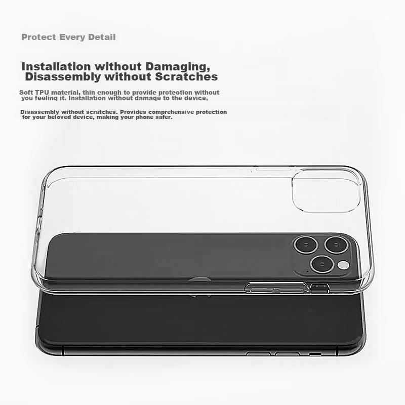 Snowkids IPhone 11 Pro Transparent TPU Shockproof Case, Phone Protective Cover, Fashionable Trendy Desig