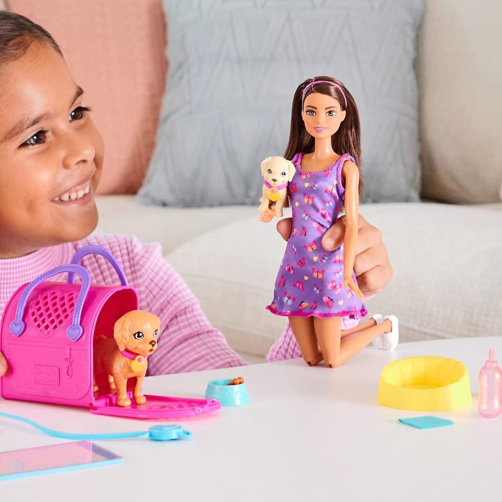 barbie Станьте друзьями и Собака в фильме аксессуар играет в возрасте лет и HKD86 Давайте будем семьей! набор/Появилась «Барби»! ? [Кукла-наряд] [Кукла, набор] [3