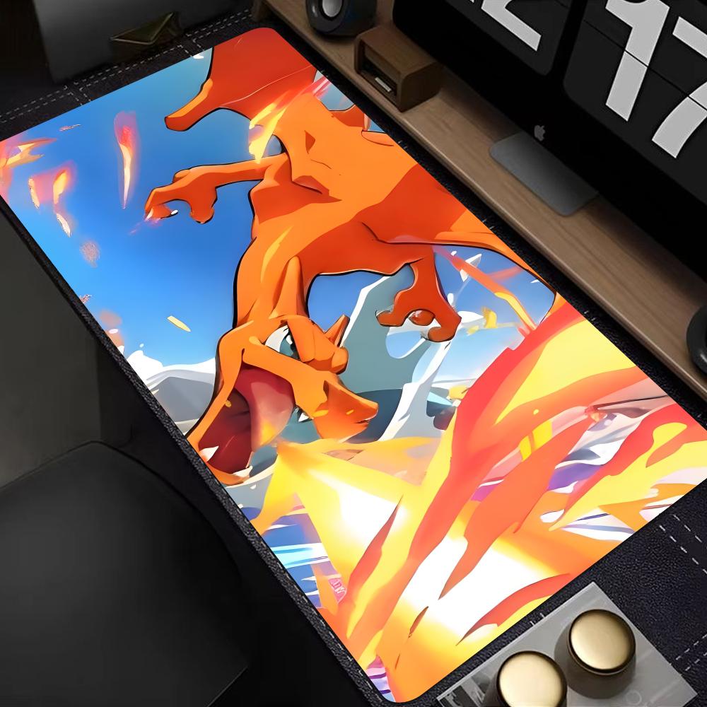 Charizard Mouse Pad Mouse Pad XXL Gaming Accessories Office Gamer Keyboard Desk Mat NonSlip Laptop Large Mousepad