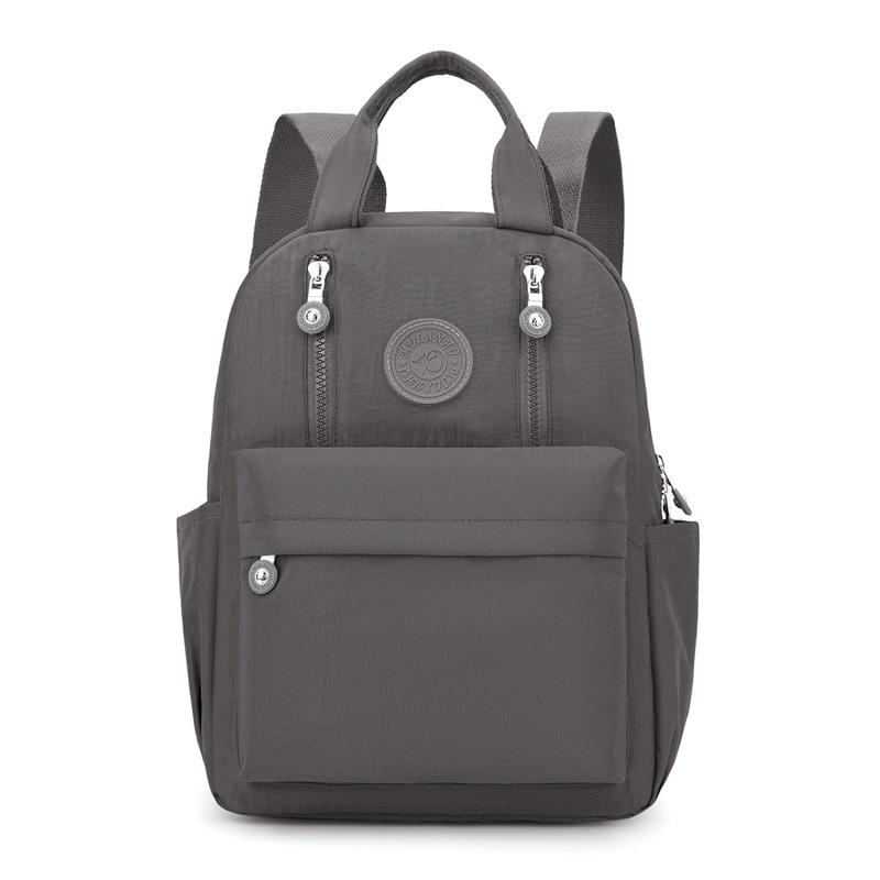 Однотонный женский рюкзак большой вместимости из нейлона