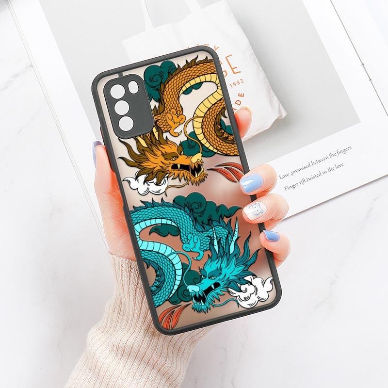 Крутой чехол для телефона с тигром, драконом и облаками для Xiaomi Mi 11 Lite 5G NE 12 12T Pro 11T 9 10 Cover POCO X3 NFC F3 M3 M4 X4 Pro Матовый Funda
