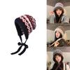 Womens Knitted Cap For Fall And Winter Thermal Protection With Windproof Breathable Material
