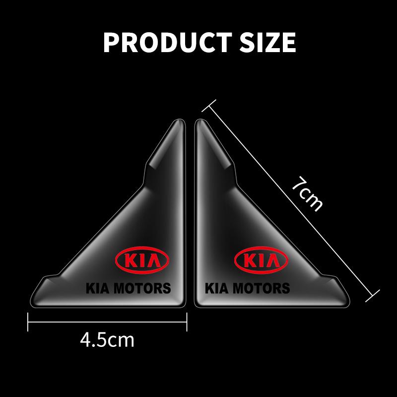 New 2X Car Door Corner Cover Bumper Crash Anti-Scratch Protection Acces For Kia Stinger