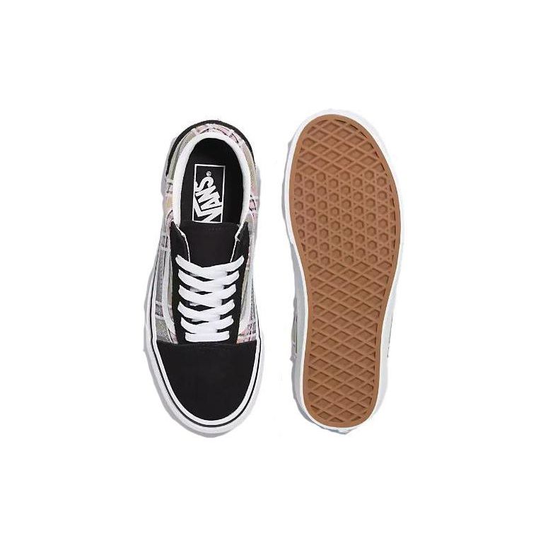 Vans Серия Old Skool Удобные Классические Низкие Кеды для Скейтбординга Унисекс Черно-Белые VN000CP5239
