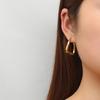 Серьги из титановой стали Temperament, легкие, роскошные, ретро, треугольные серьги, креативное чувство, умный тренд, нестандартные серьги