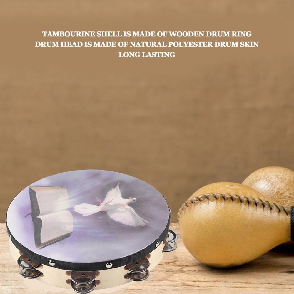 8/10 inch optional size Hand Drum Percussion Instrument Early childhood music training