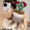 Cute Cartoon Potted Plant  Ornament Plush Toy Doll Desktop Decoration Flower Doll Girl Gift,Cute  Ornament,Children, Couple Doll Gifts,1pc