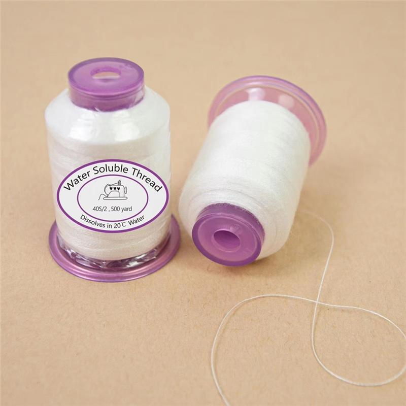 A84E-Dissolvable Water Soluble Thread 1492.7Ft For Sewing Thread For Sewing Machine Cord For Costume Making Fabric Art Crafts