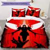 ULTRAKILL Pattern Bedding,Quilt Set Quilt Cover Pillowcase Home Birthday Gift(1 * duvet cover + 2 * pillowcase, without core)_lx