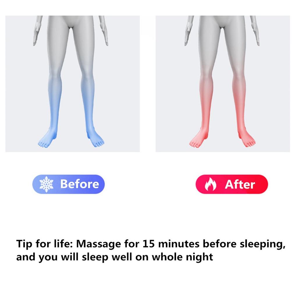 3 Levels Adjustment Foot Massager Kneading With Warm Hot-compress