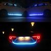 Dynamic Car LED Hood Light 12V Daytime Running Light Start-scan Engine Guide Light Waterproof Decorative Ambient Light Strip