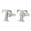 [Used] TIFFANY 925 T Logo Cufflinks/j52-7