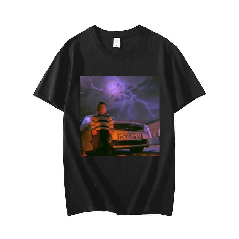 Уличная одежда Hasbulla Fighter Mini Hobby Graphic Print Unisex Футболка Модная повседневная с круглым вырезом и коротким рукавом Футболка унисекс большого размера для женщин