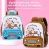 Adorable Toddler School Bag With Cartoon Capybara Pattern And Airflow Design For Kindergarten