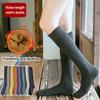 Knee High Winter Compression Stocking Cotton Thermal Calf Socks Long Leg Terry Socks Women Men