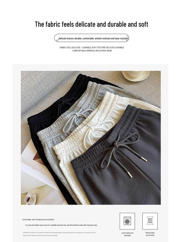 Women's 2024 Autumn White-Gray Micro-Flared High-Waisted Yoga Pants: Slimming, Hip-Lifting, and Casual.