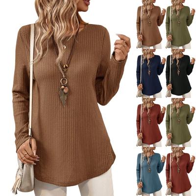 Женская модная элегантная блузка с длинным рукавом для работы и на каждый день, больших размеров