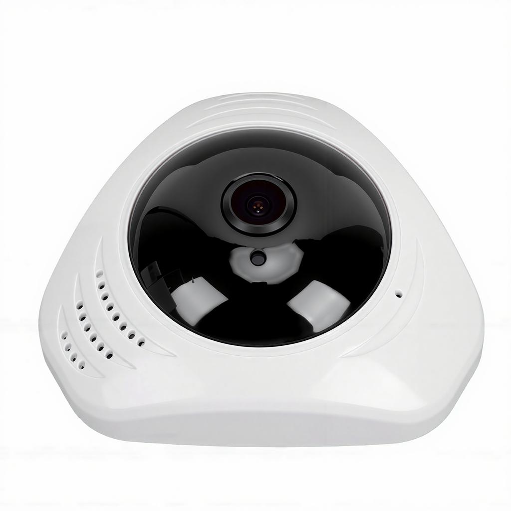 Беспроводная WiFi камера безопасности 360 градусов Панорама 1080p HD Внутренняя камера безопасности с ИИ-отслеживанием движения 24/7