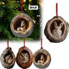 2D Acrylic Pony Christmas Decoration Owl Animal-shaped Pendant New Flat Horse Pendant Christmas