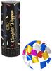 Tube Colorful Confetti Squares Cannon 11cm