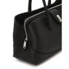 Daks Black Cowhide Tote Bag With Logo Dcba6f400bk