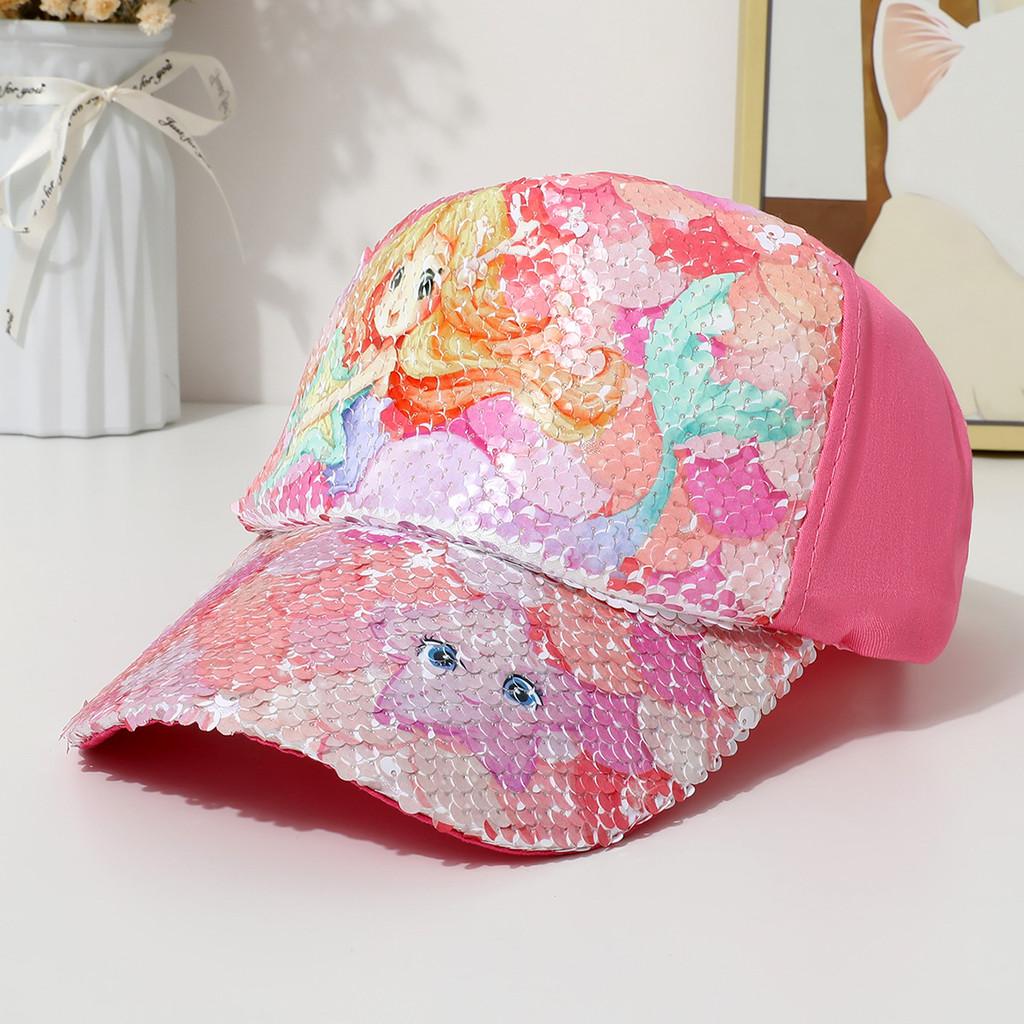 Детская шляпа от солнца «Единорог-Русалка» с солнцезащитным козырьком и ветрозащитными свойствами для улицы