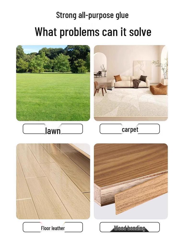 Multi-Purpose Super Glue for Wood, Leather, Carpet, & Flooring - Strong Adhesive