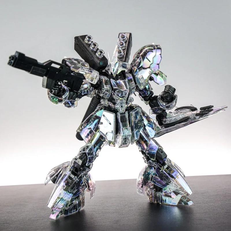 RG 1/144 Иридиевый Хромированный Сазаби Голографический Лазерный Прозрачный Gunpla Набор для Сборки Аниме Меха Экшн Фигурка Мальчик Сборная Игрушка Подарок