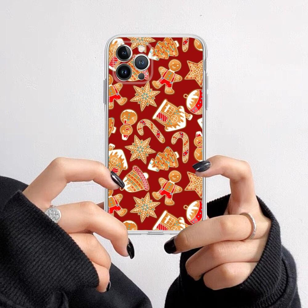 Merry Chrismas Phone Case for iPhone 16 15 8 7 6 6S Plus X SE XR XS 14 11 12 13 Mini Pro Max Mobile Case