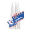 Dixie Japan Disposable Clear Plastic Cups, 220ml, Pack of 15, Made In Japan, Econoware, KPC157EP