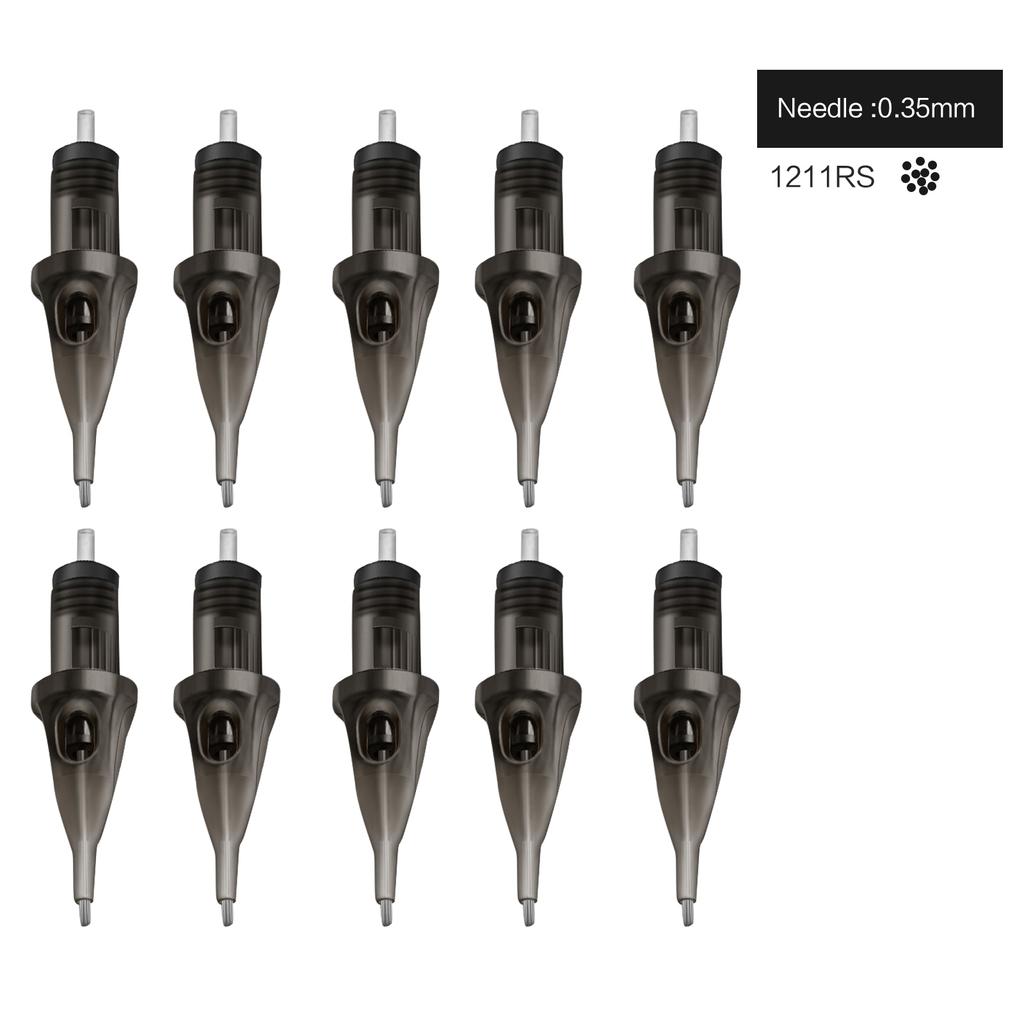 10 шт. иглы для картриджей для татуировки, профессиональные одноразовые полуперманентные иглы для макияжа бровей и губ для тату-машинки