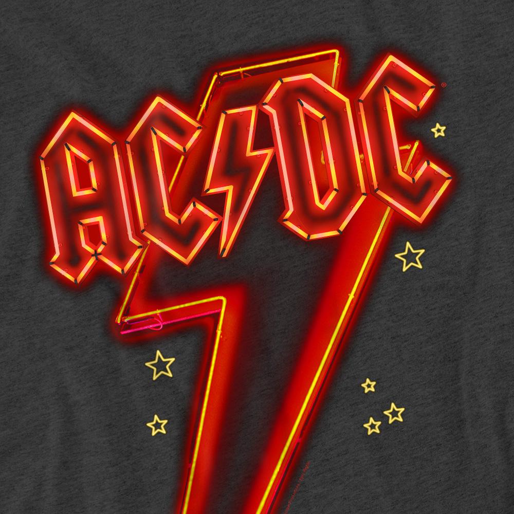 AC/DC Unisex Adult Neon Bolt T-Shirt