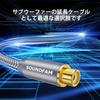 Кабель RCA для сабвуфера 1 м SOUNDFAM цифровой коаксиальный аудиокабель Мужской-Женский SPDIF-кабель для сабвуфера домашнего кинотеатра усилителя телевизора Серый -