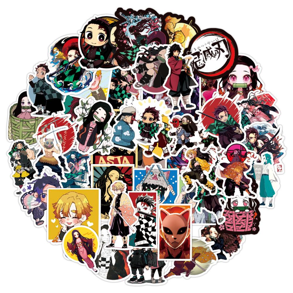 50Pcs Jujutsu Kaisen Anime Graffiti Stickers Waterproof Cartoon Decals For Phone Skateboard Laptop Luggage Diy Decor