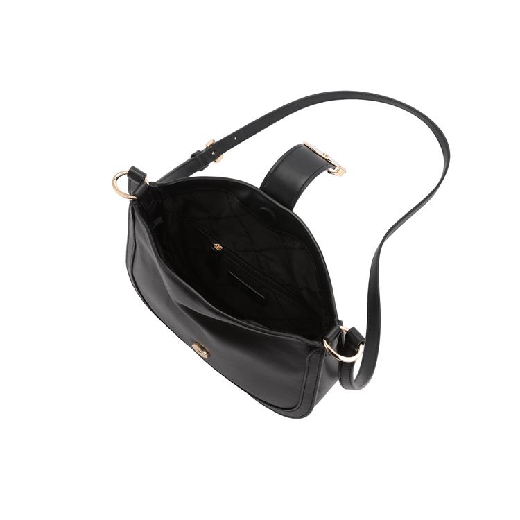 Michael Kors Mk Gabby Solid Color Casual Commuter Spring 2023 New Style Synthetic Leather Shoulder Crossbody Bag Small Women bags Black 35S3G5GC1O-001