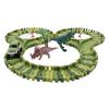 Dinosaur Race Track Car Toys Flexible Tracks Easy To Assemble Electric Dinosaur Road Race Playset
