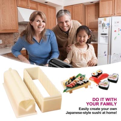 1 комплект, прочная удобная форма для приготовления суши, универсальный инструмент для приготовления суши «сделай сам», наборы форм для суши для домашней кухни