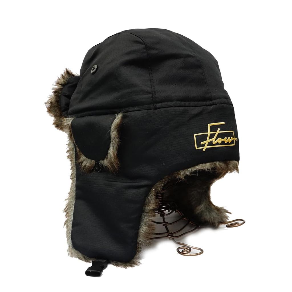 Кепка пилота с ушами x 2way искусственный мех большой размер летная кепка защита от холода водоотталкивающая прочная кепка для мужчин и женщин [Aiming Flow] мужская