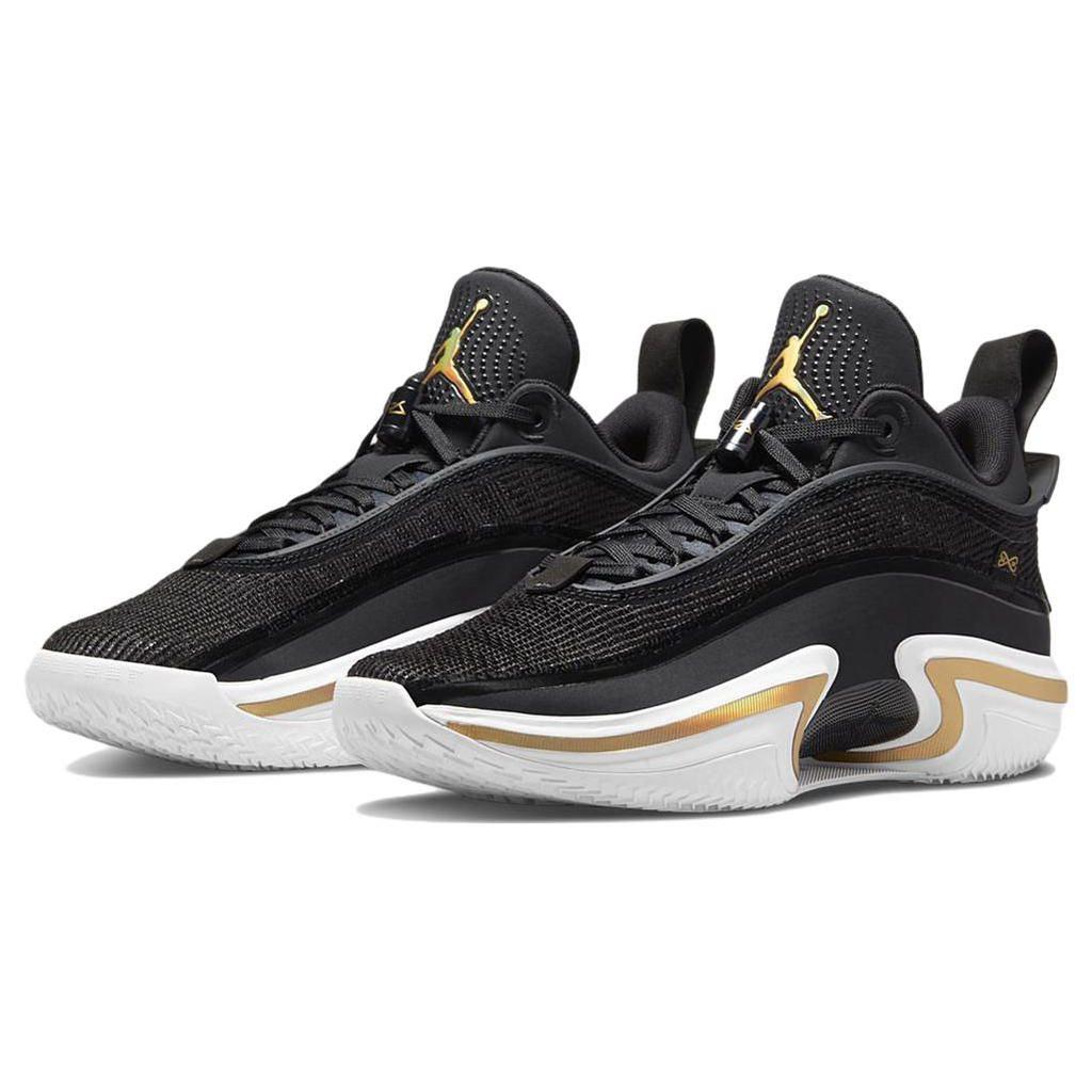 NIKE ナイキ　AIR JORDAN 36 LOW PF Мужские кроссовки Air Jordan 36 Low PF DMP Черный металлик-золотой
