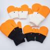Windproof Geese Gloves Knit Mittens Unisex Design Soft Full Finger Coverage Hand Gloves for Work Commute Parents Kids