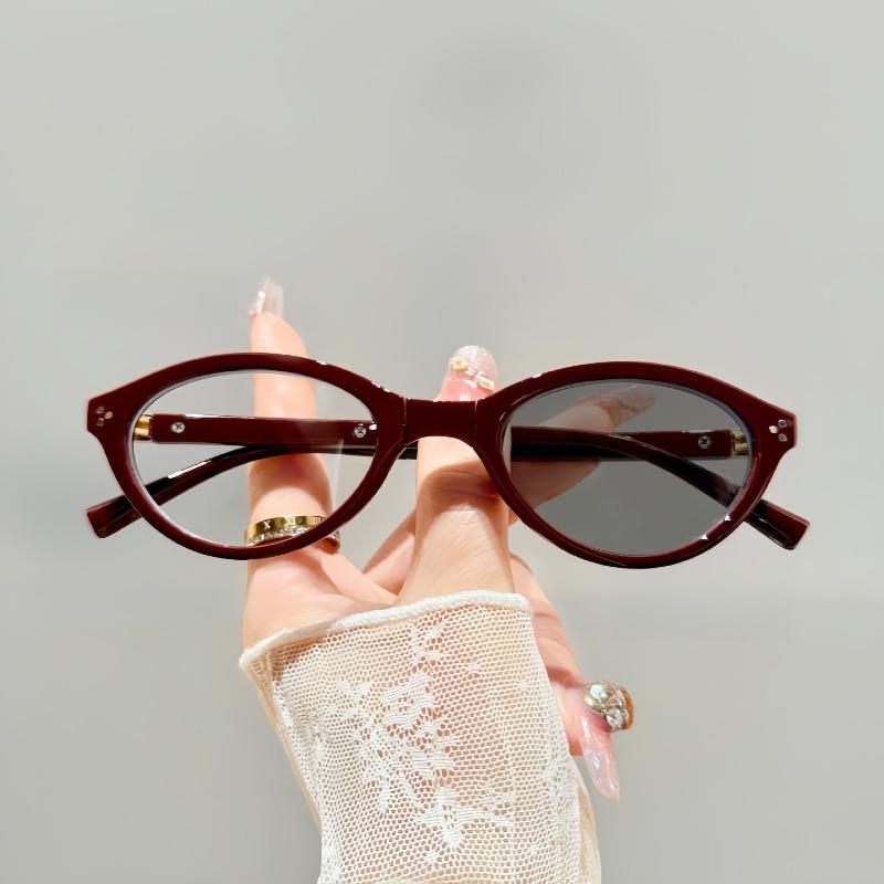 Модные складные фотохромные очки для близорукости для мужчин и женщин, портативные, высокой четкости, с защитой от синего света, меняющие цвет