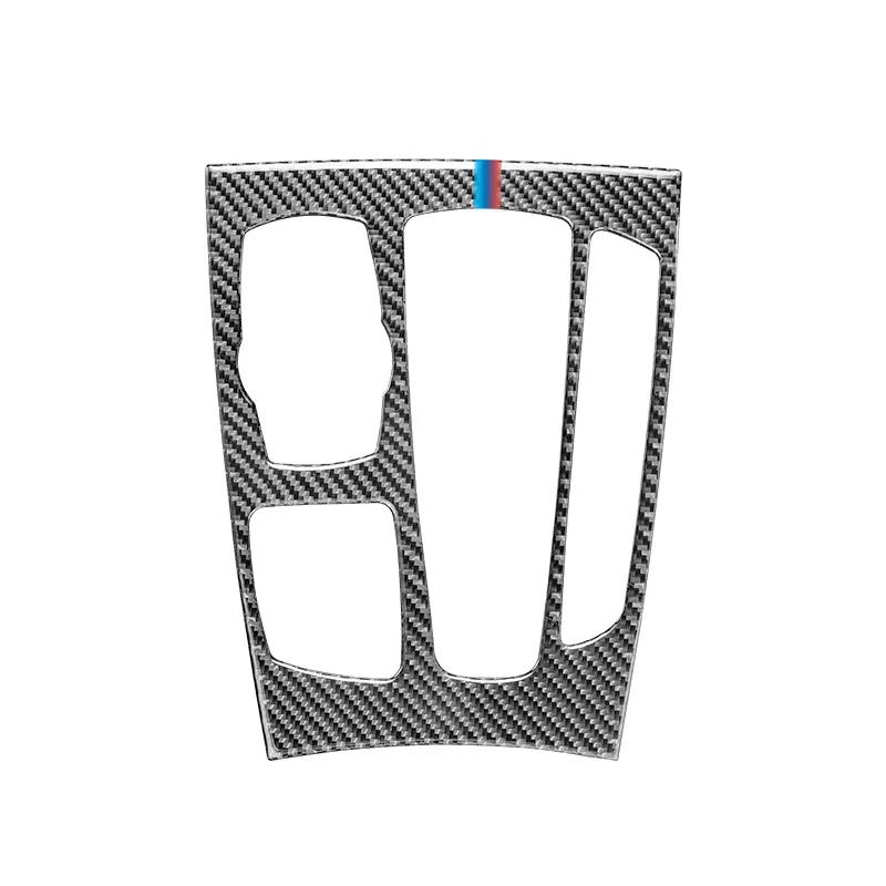 Подходит для деталей внутренней модификации BMW 14-18 X5 F15, декоративная наклейка из углеродного волокна на центральную панель управления.