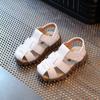 Summer Boys Sandals PU Leather Retro Casual Gladiator Roman Beach Shoes Toddler Boy Cut-outs Soft Soles Kids Shoes Flats H06161