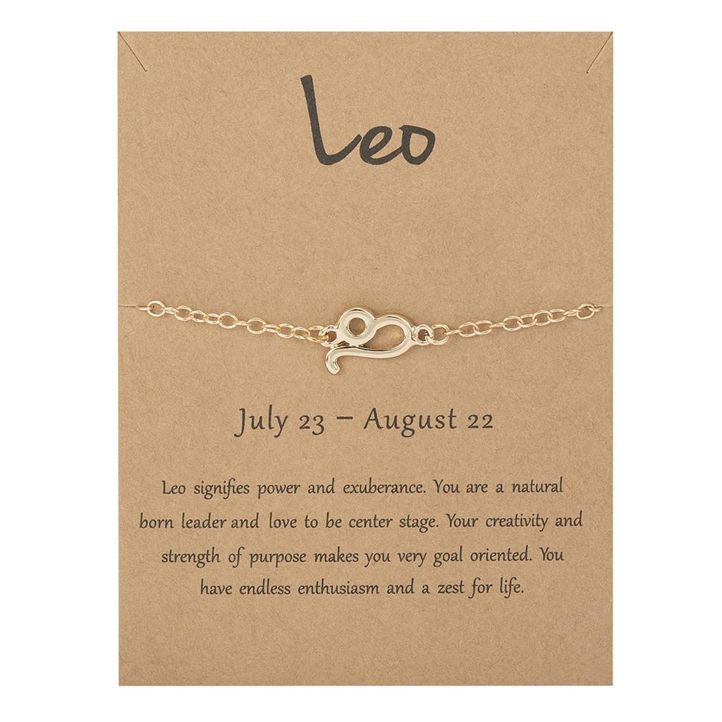 Браслет-цепочка с подвеской-созвездием из сплава для подарков на путешествия и юбилеи